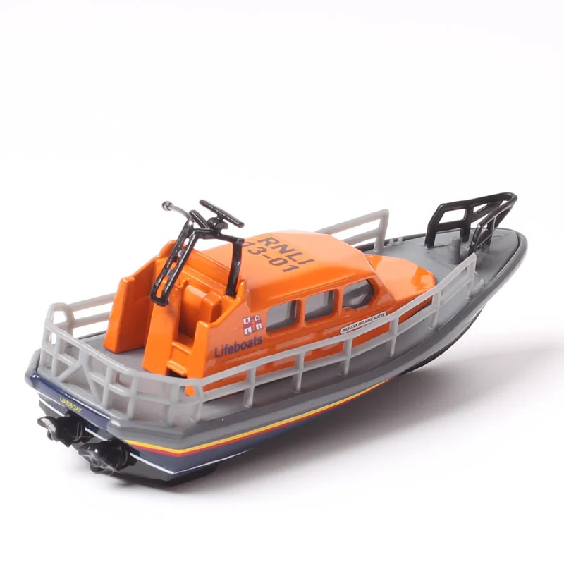 1/87 Ho Scale Rnli 13-01 Lifeboat Model Realistic SAR Boat Model Miniature Collection Ho Scene Decorations Sand Table Landscape