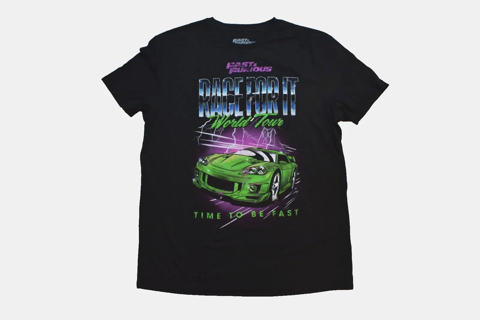 Fast And Furious Mens Race For It World Tour Time To Be T Shirt New Xl