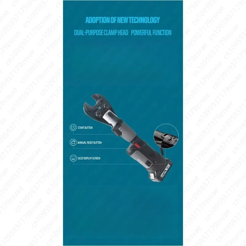 PZ-300C Mini High Quality 18V 2.0Ah Battery Powered Portable Hydraulic Cable Junction Cutter Crimping Tool 30mm Stroke -10-40