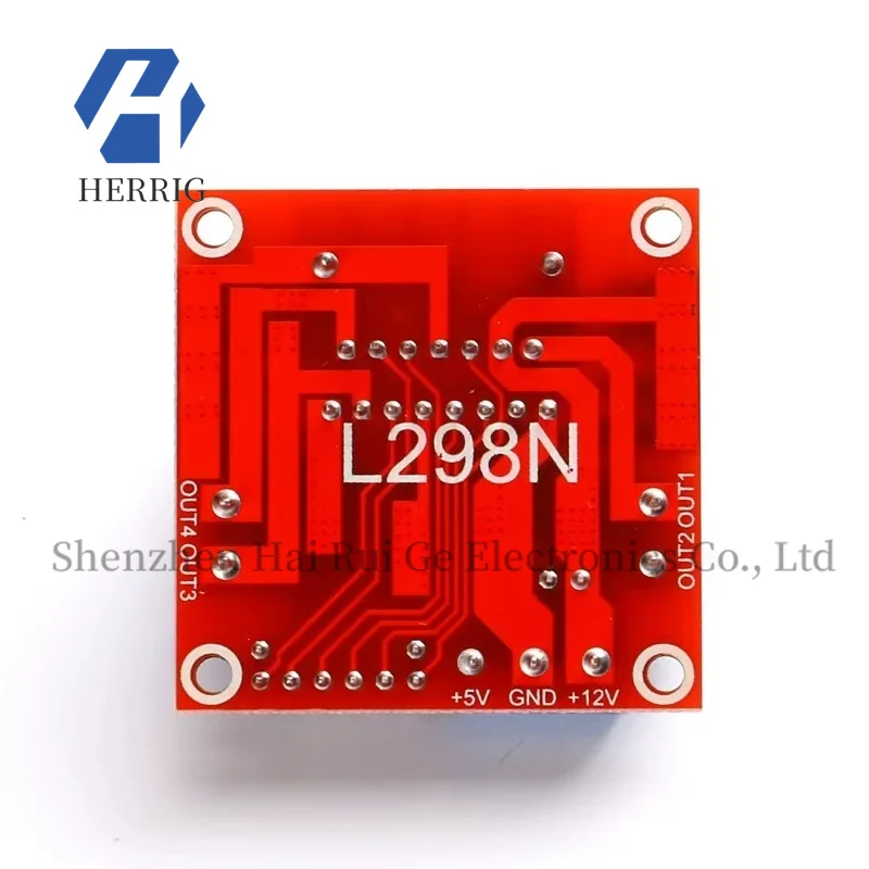 [Jixin Electronics] وحدة لوحة محرك المحرك L298N للمحركات السائر والمركبات الذكية والروبوتات