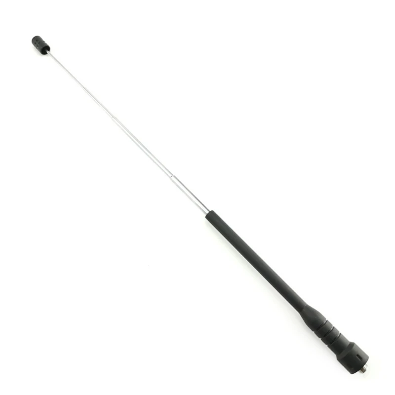 

Wide Band 400-470MHz SMA Female Telescopic Handheld Radio Antennas for Most Walkies Talkies Model Dropship