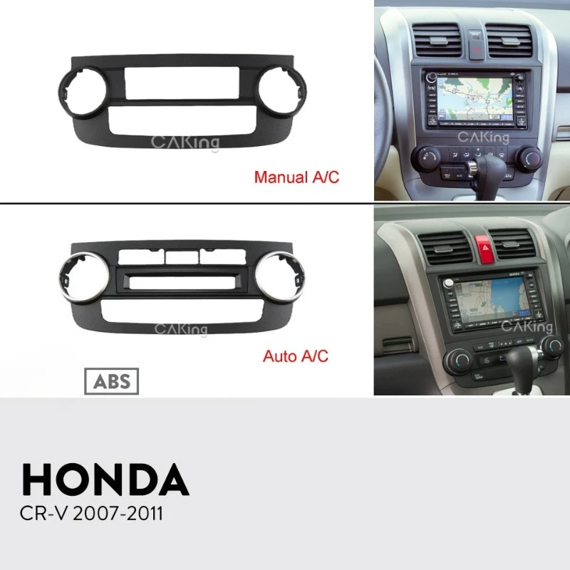 

Автомобильные фаски, рамки для кондиционера для 2007-2011 годов HONDA CRV CR-V, центральное управление, навигационная рамка, адаптер, накладка, накладки