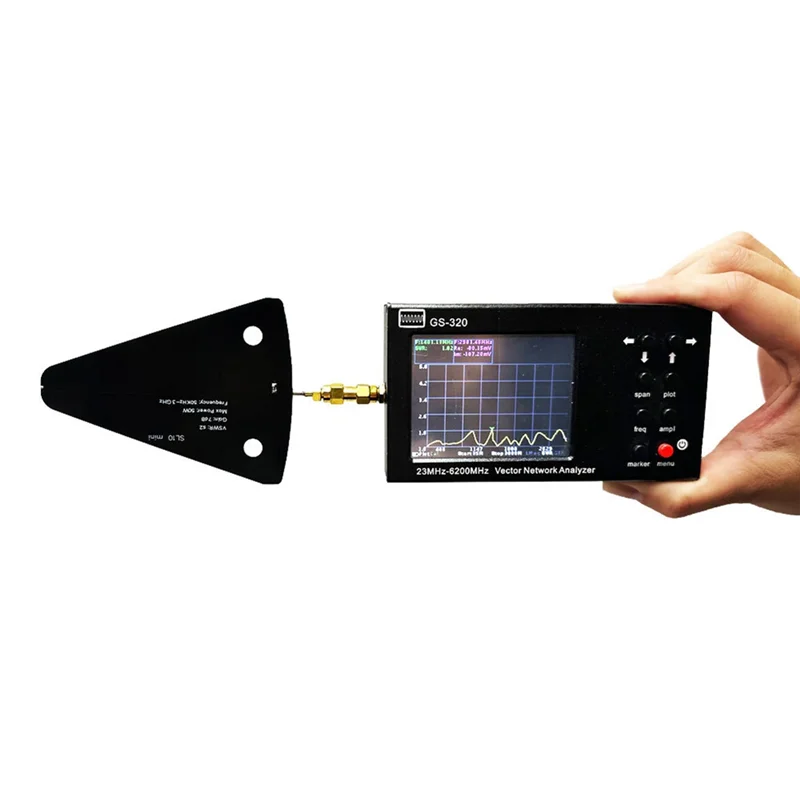 ABMF-For Nanovna Log-Periodic Antenna 50K-10,5Ghz Всенаправленная антенна с высоким коэффициентом усиления Всенаправленная антенна