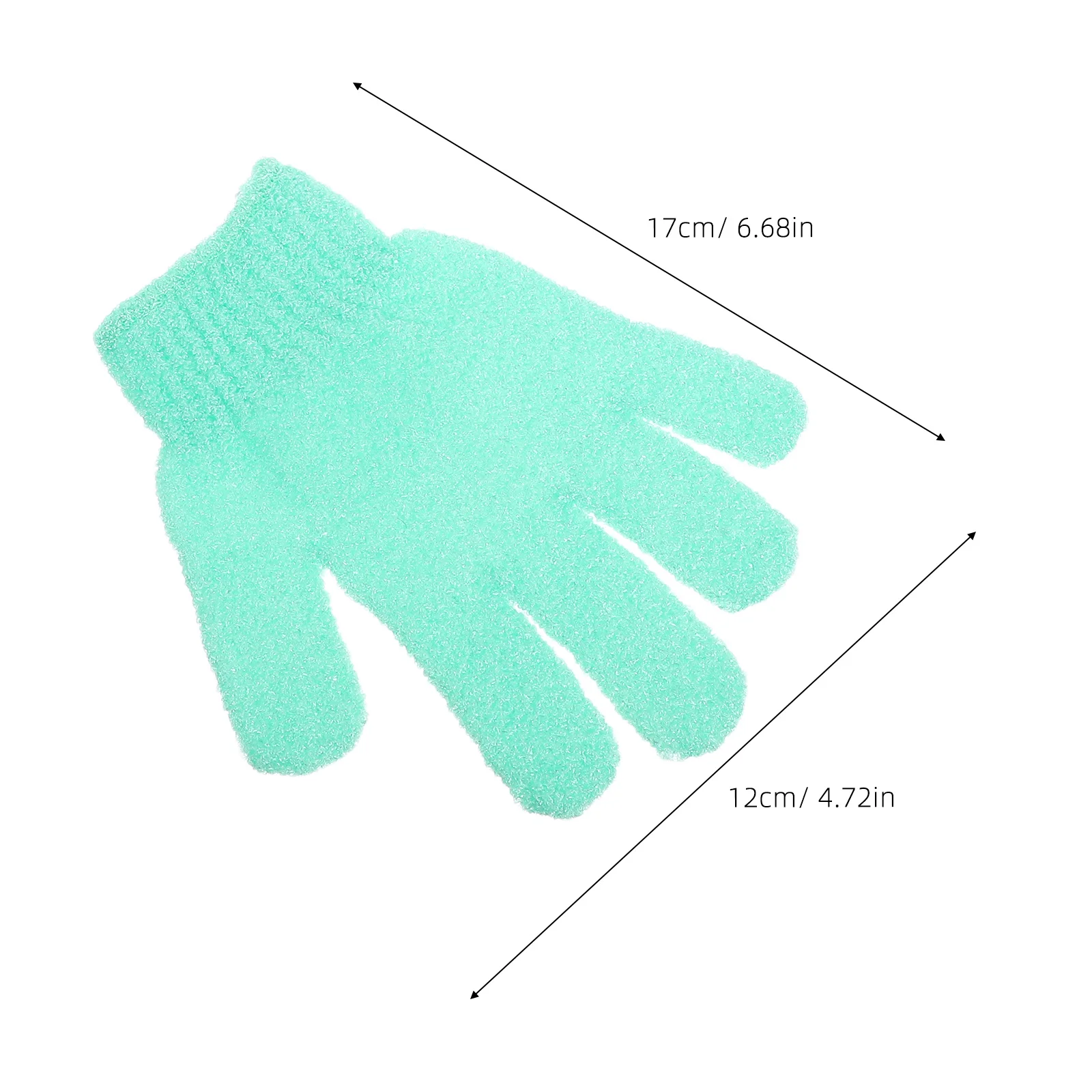 4 أزواج دش التقشير قفازات حمام التقشير سنفرة الجسم الغسيل النايلون سبا قفازات اليد تنظيف ميت سنفرة الجسم مقشر