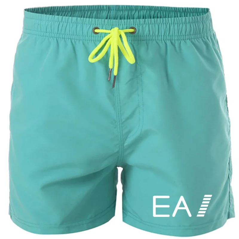 2025 Men's Fitness Jogger Sexy Surfboard Shorts Quick dry Fashion beach Pants Summer Breathable casual pants S-4XL