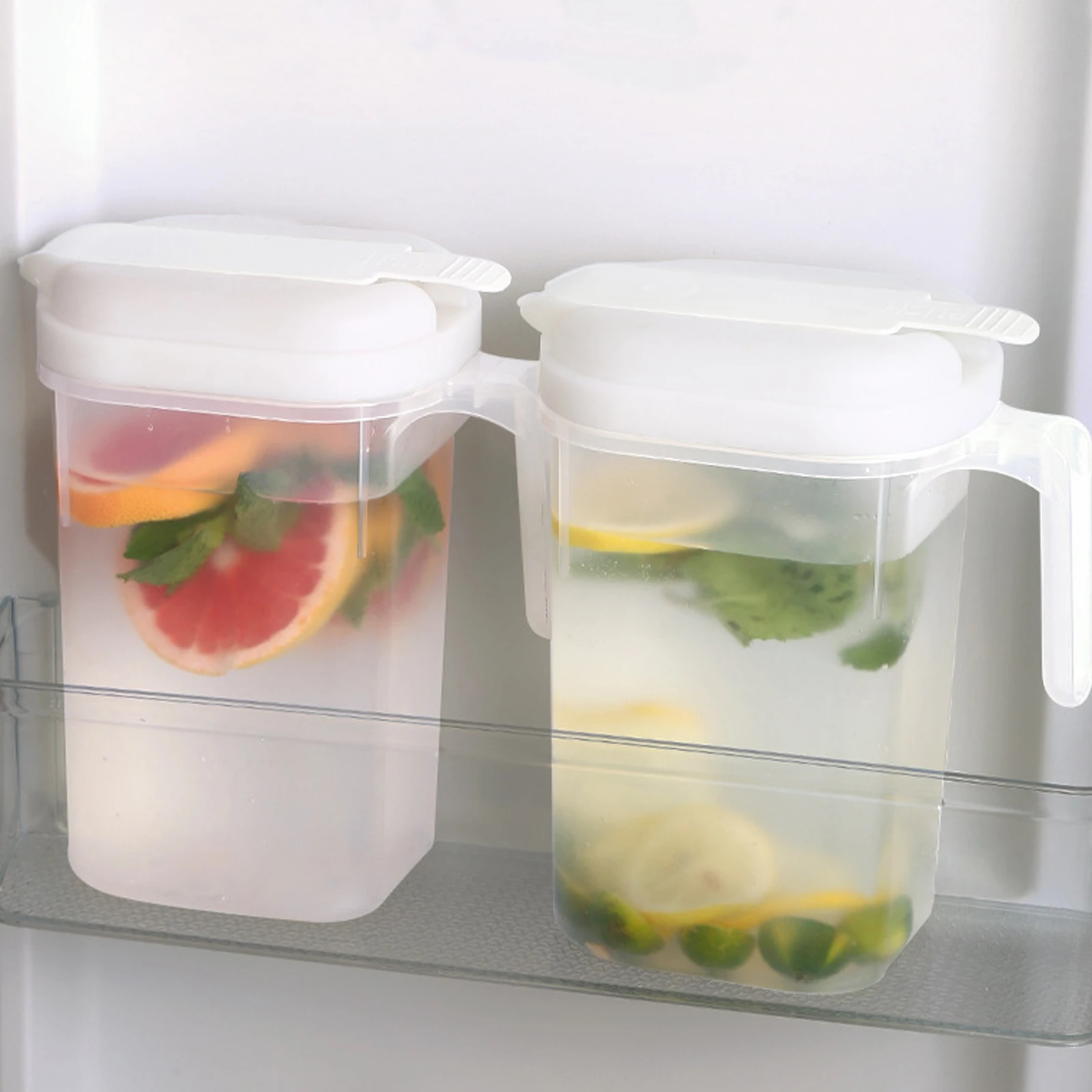 

Large Capacity Cold Water Pitcher Summer Iced Tea Container Portable Beverage Jug For Home Hotel Office Party Fruits Infuser