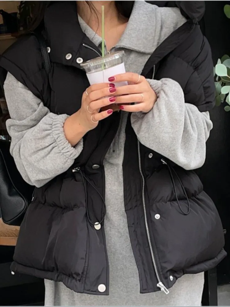 

Новый зимний свободный женский жилет с хлебом, теплая хлопковая одежда с воротником-стойкой, модная антивозрастная одежда для поездок на работу, онлайн Ss