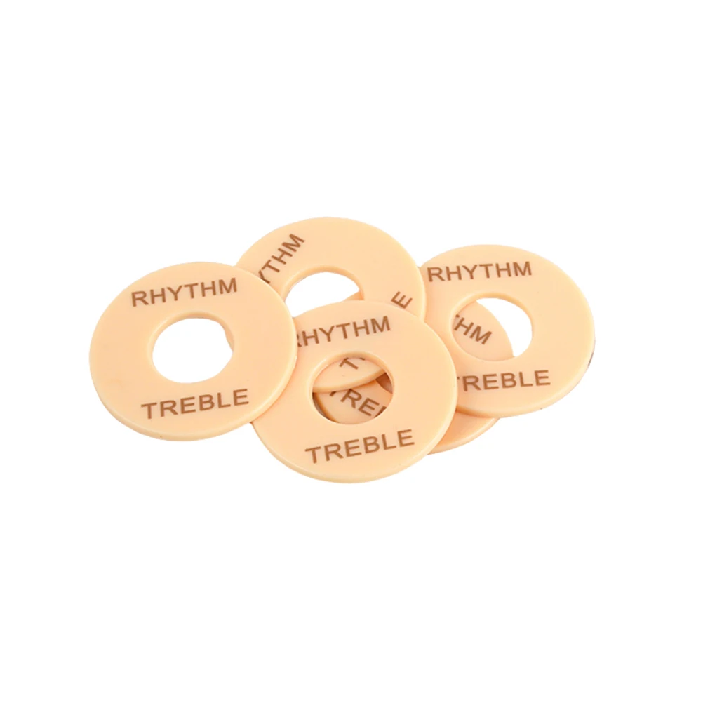 

5Pcs Rhythm Treble Washer Ring for Electric Guitar Gn602 Durable Toggle Plate Replacement Rhythm Treble Washer