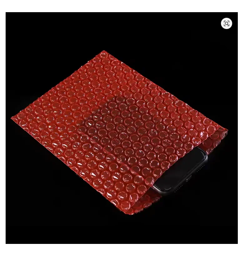 Red Anti-static Bubble Bag Shockproof and Fall Proof Thickened Foam Envelope Packaging PE Brand New Materials express delivery