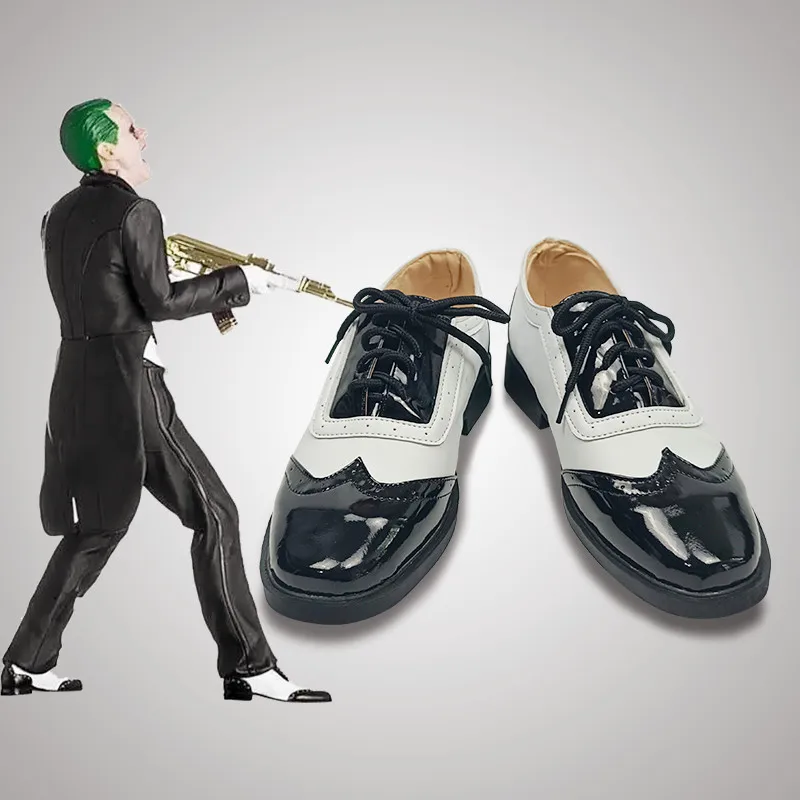 Movie Clown Joker Jared Leto Cosplay Shoes Boots Halloween Carnival Props Custom Made