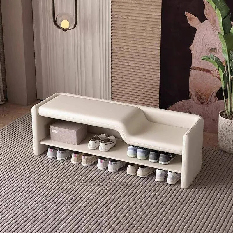 Entryway Shoe Changing Stool Organizers Space Saving Storage Entrance Hall Shoes Rack Shelves Zapatero Living Room Furniture
