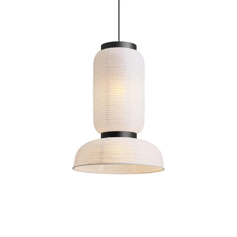 Japanese-style medieval living room chandelier, Nordic modern rice paper bedroom study wabi-sabi design retro restaurant bar