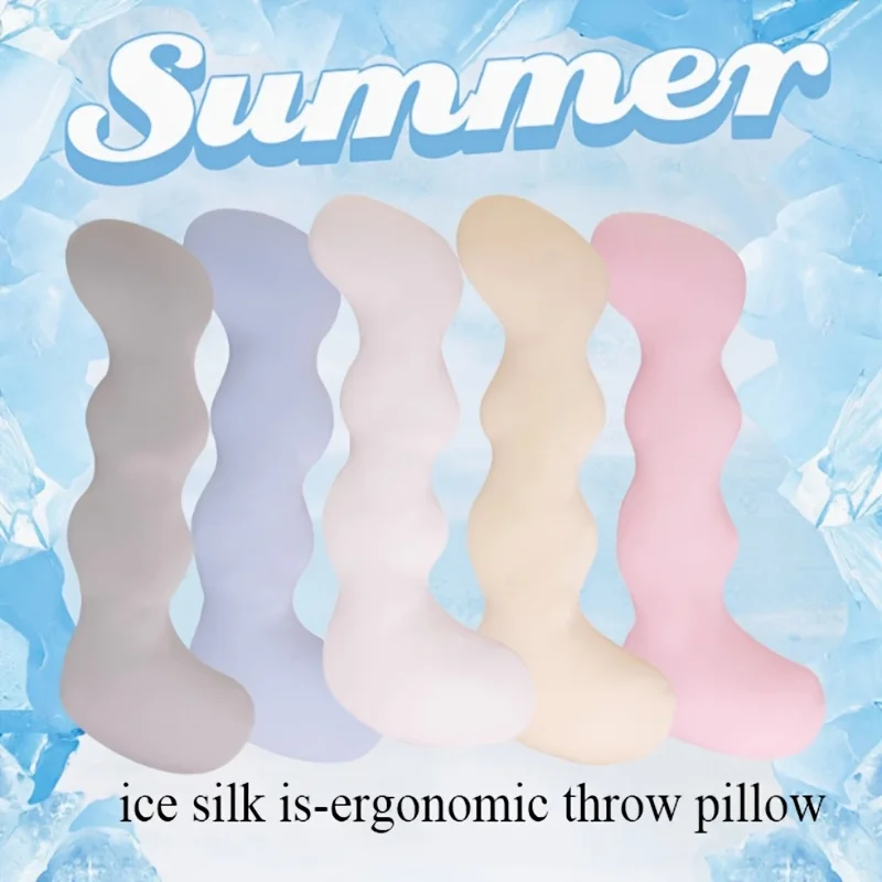 

Ice-Cool Side Sleeping Pillow with Detachable Washable Pillowcase Zipper Sealing for Bed Sofa Reading Support.suitable for beds,