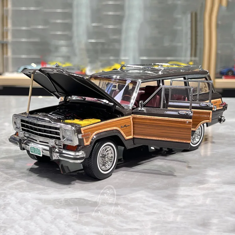 DD Model 1:18 Wagoneer 1989-1991 Legering Volledig open automodel