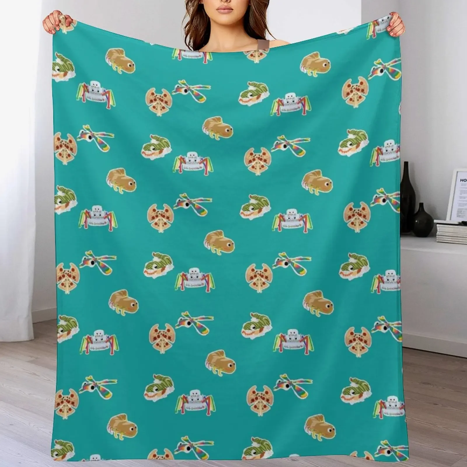 

Bugsnax Best Of Bugsnax Pack For Fans Throw Blanket Sofa Quilt Retros blankets ands Blankets