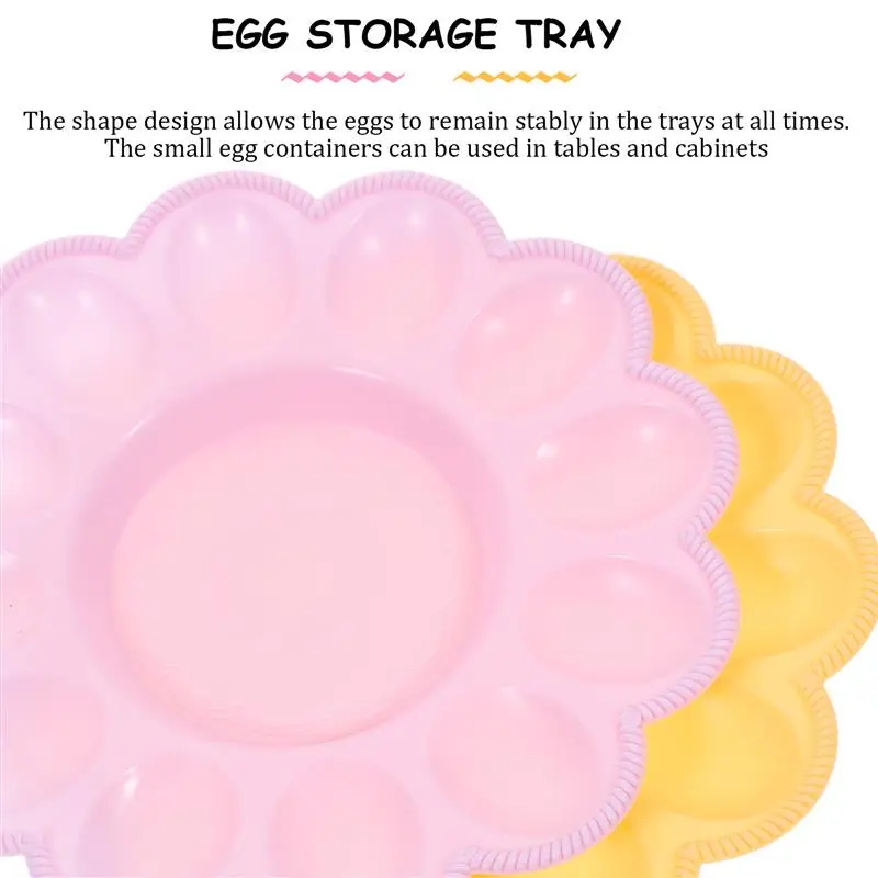 Egg Plate Tray Holder Deviled Serving Storage Container Box Refrigerator Dishorganizer Display Platter Carrier Casekitchen Trays