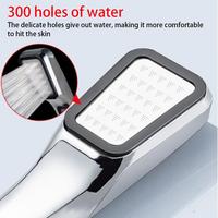 Upgraded High Pressure 300 Holes Rainfall Shower Head Water Saving Sprayer Nozzle Bathroom Accessories