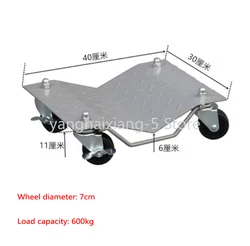 자동차 타이어 휠 트롤리 돌리 차량 이동 타이어 스케이트, 캐스터 4 개, 무게추 용량, 자동차 수리 무버, 1500 Lbs, 1PC