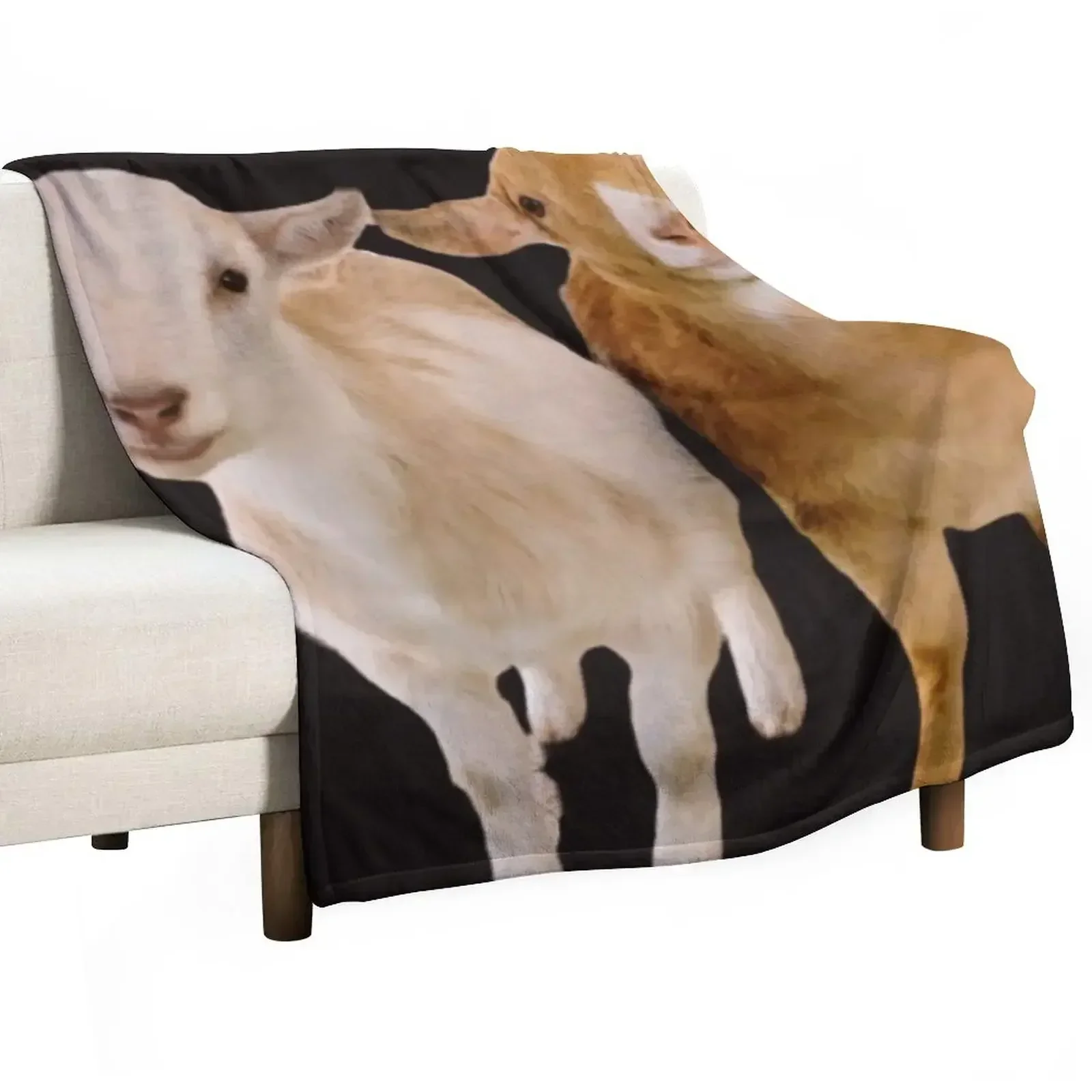 Goats! Throw Blanket Single Thermal Blankets For Sofas bed plaid Blankets