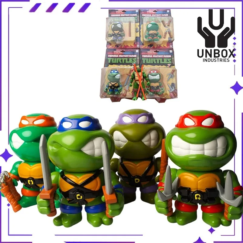 

[В наличии] UNBOX TMNT X CHRIS LEE оригинальные черепахи ниндзя Leonardo Michelangelo SOFUBI модные игры изысканная игрушка ручной работы в подарок