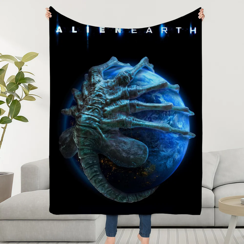 

A-AlienS-ES E-EarthS-ES TV Blanket Throw Super Cosy Plush Living Room Sofa Couch Childish Birthday Gifts
