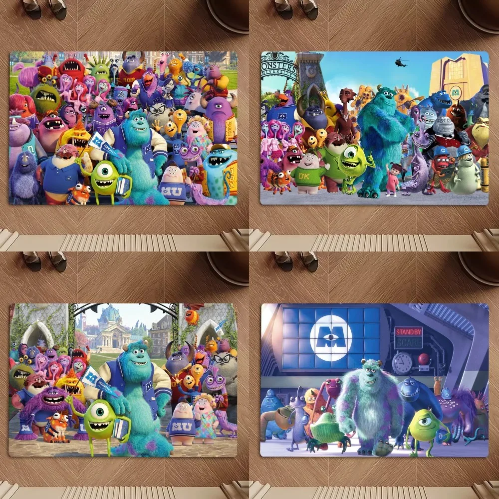 Beast Kingdom Funny Monsters Inc Floor Mat Bedroom Kitchen Door Bath House Super Absorbent Foot Non-slip