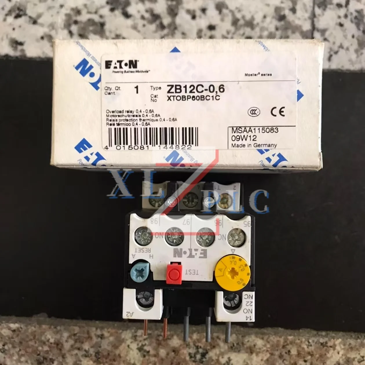 Thermisches Überlastrelais neues Original ZB12C-0.16 ZB12C-0.24 ZB12C-0.4 ZB12C-0.6