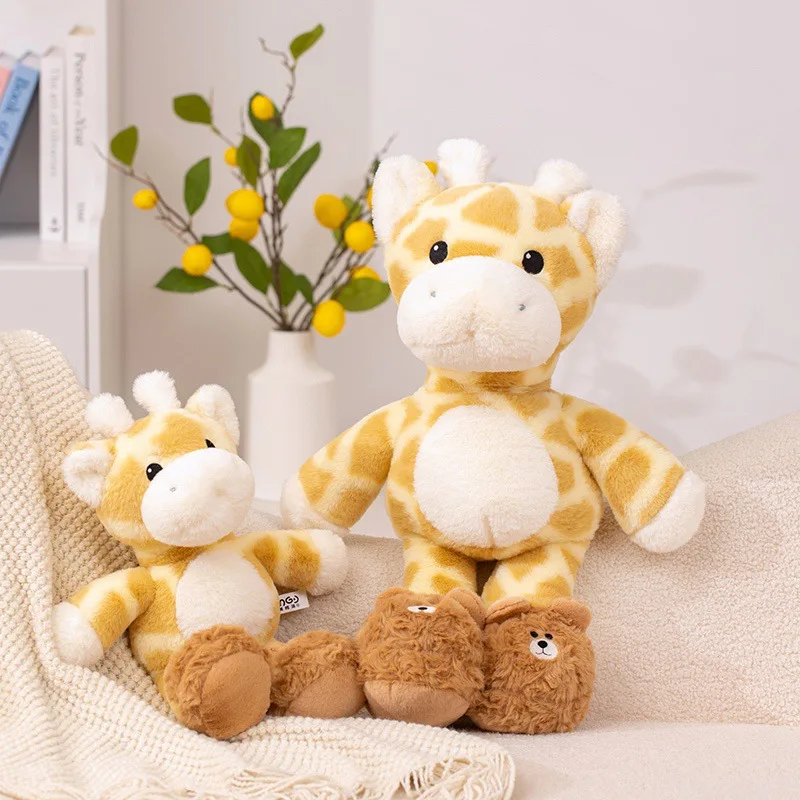 Cartone animato per il tempo libero Giraffa Peluche Simpatico peluche Bambola Regalo morbido e confortevole per ragazze e bambini Peluche di stoffa