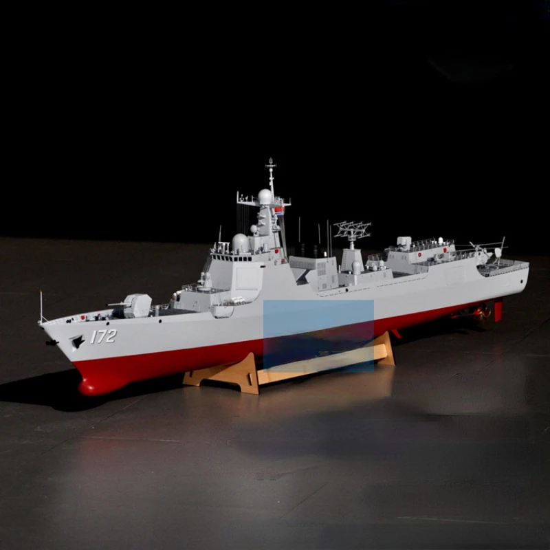 

1/100 RC Ship Navy 052D Guided Missile Destroyer Simulation Warship Assembly Kit Finished Ship Model