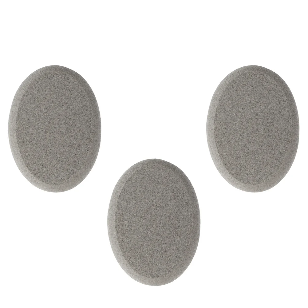 

3Pcs Oval Powder Puff Makeup Applicator Soft Skin Friendly Portable Loose Powder Cushion for Foundation Concealer Blush