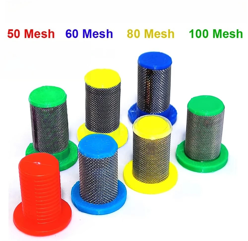 10Pcs 50‑100 Mesh Anti‑Drip Nozzle Filter Replacement Screen for Agricultural UAV Farmland Orchard Spraying Equipment