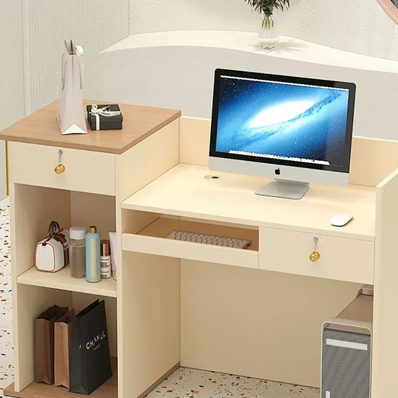 Design Theke Rezeption Mode Bar Nordic Fashion Rezeption Schönheitssalon Mostrador Kommerzielle Möbel