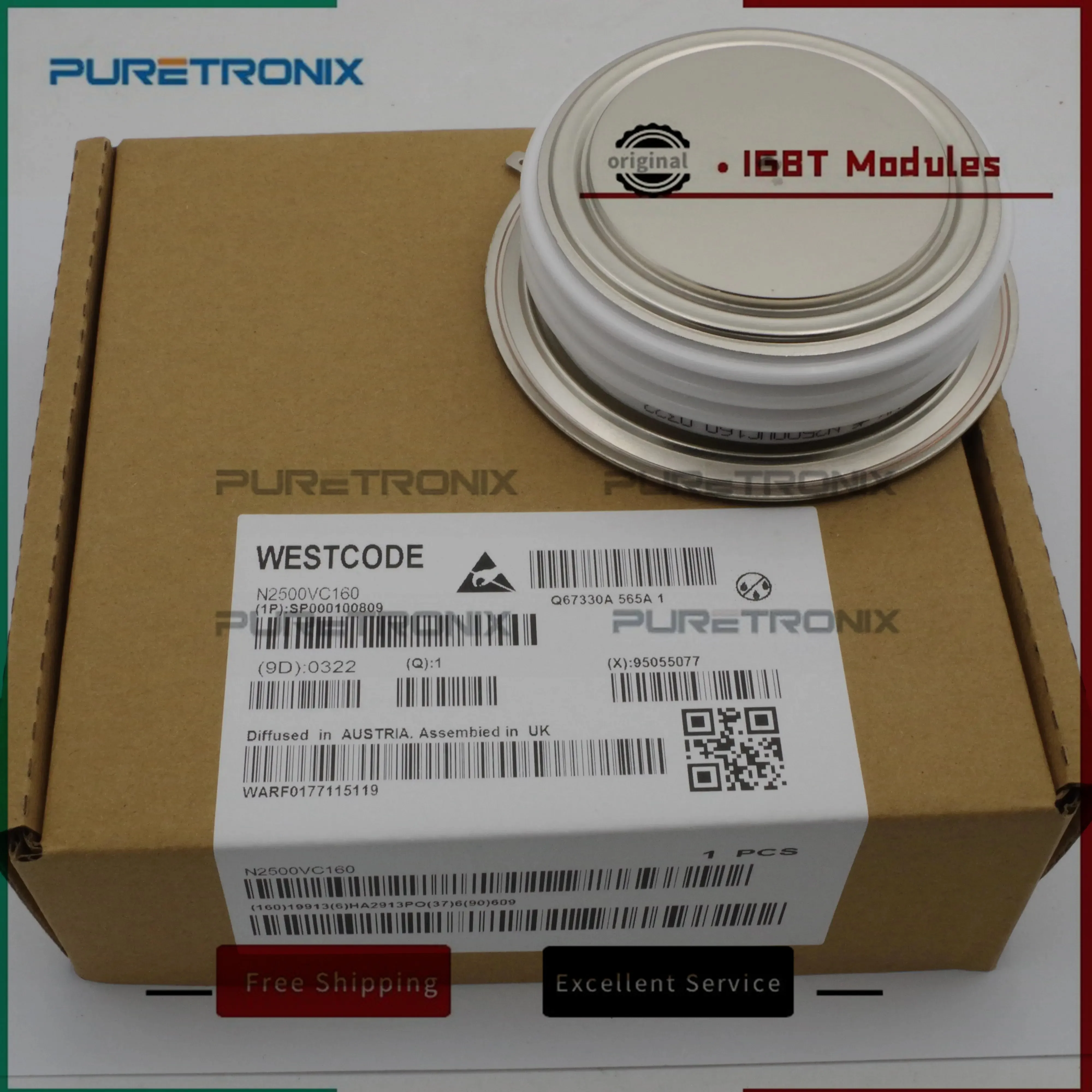 N2500VC160 Novo módulo de potência original