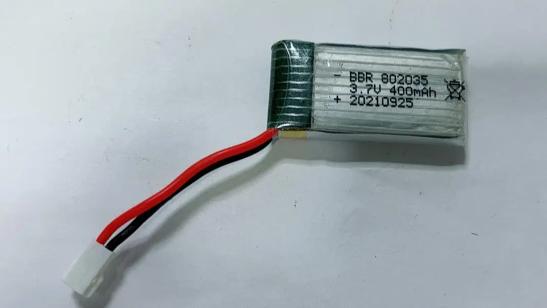 3.7V 400mAh 802035 Lipo battery Rechargeable Lithium Pack with the onboard protection board Molex 51005 Connector For RC drone