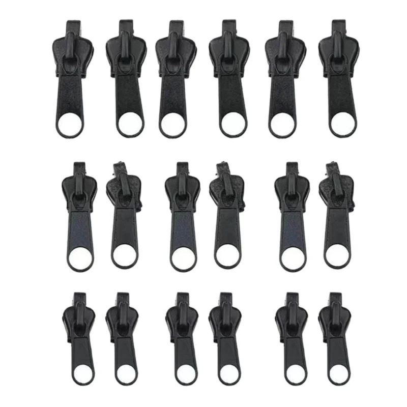 18x/Set Zippers Sliders Replacement Zippers Removable Zippers Pullers for Bag Dropship