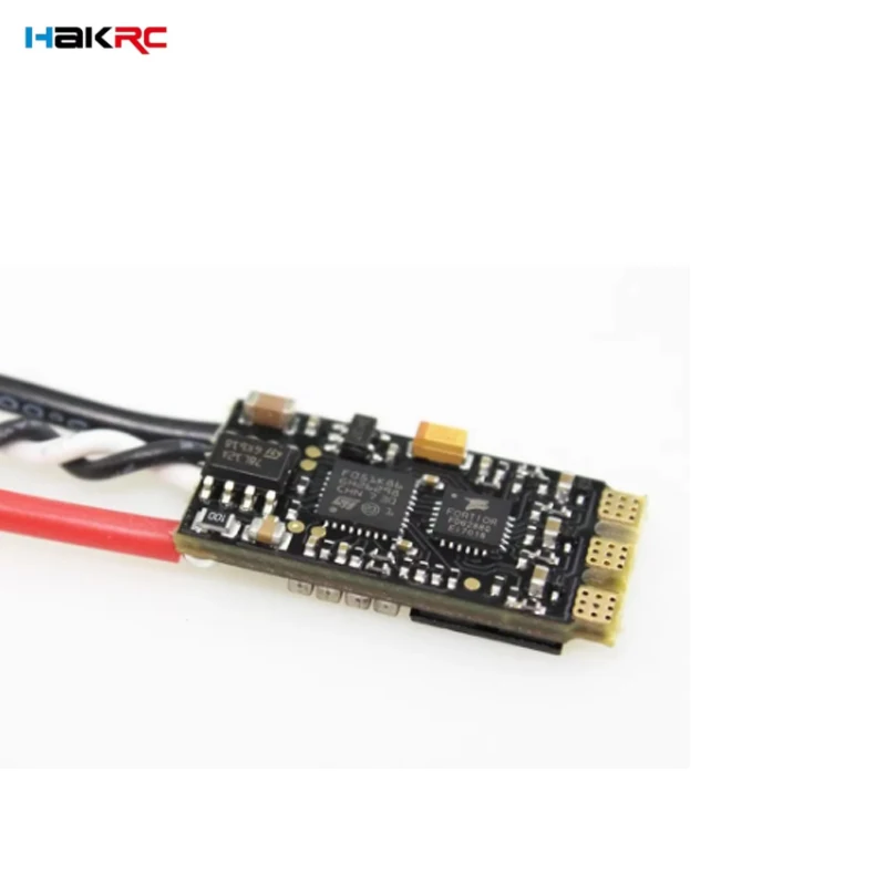 بدون فرش ESC مع إضاءة ليد مدمجة لطائرة سباق بدون طيار RC FPV ، HAKRC ، blhelii32 ، Dshot1200 ، 2-5S LIPO ، 35A