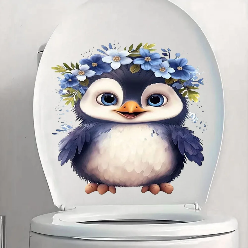 

Cute Penguin Heat Transfer Stickers, Bright Wall for Home, Cabinet, Door,Refrigerator Decoration, Vinyl Car Decals,Art Wallpaper