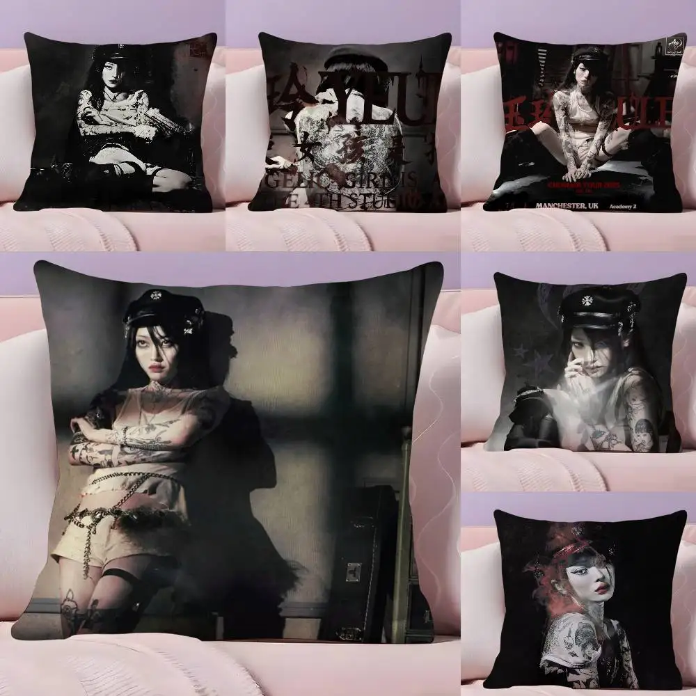 

Y-Yeule Album Evangelic Girl Is a Gun Pillow Case Ultra Soft Skin Friendly Fabric Cloud Like Comfort & Concealed Zipper