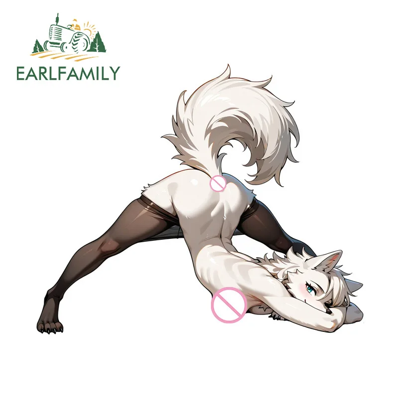 EARLFAMILY الشيطانة لونا Waifu Helluva Boss ملصقات السيارات مثيرة للاهتمام مقاوم للماء Laptap أنيمي الشارات عالية الجودة الفينيل ديكور