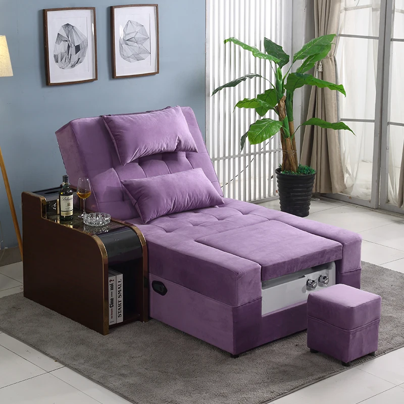 Kursi pijat pedikur Sofa rias profesional, mebel Poltrone pembersih telinga, kursi Salon kuku cuci kaki pedikur