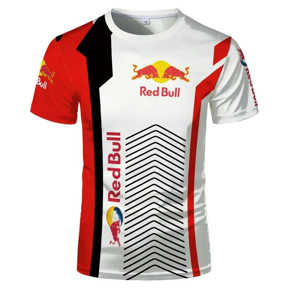 

Red Bull Racing Team 2025 New Men's Summer 3D Printed Crew Neck T-Shirt, Women's Streetwear Top, Red Bull Sporty Fashion Shirt