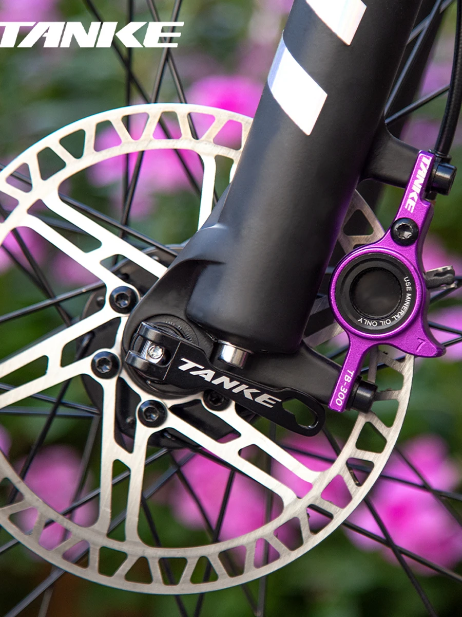 AliExpress TANKE Bike Disc Brake Rotors 140/160/180/203mm With Bolts Oil Slick Hydraulic Brake for MTB Road Bicycle Parts fit mt200 Shimano