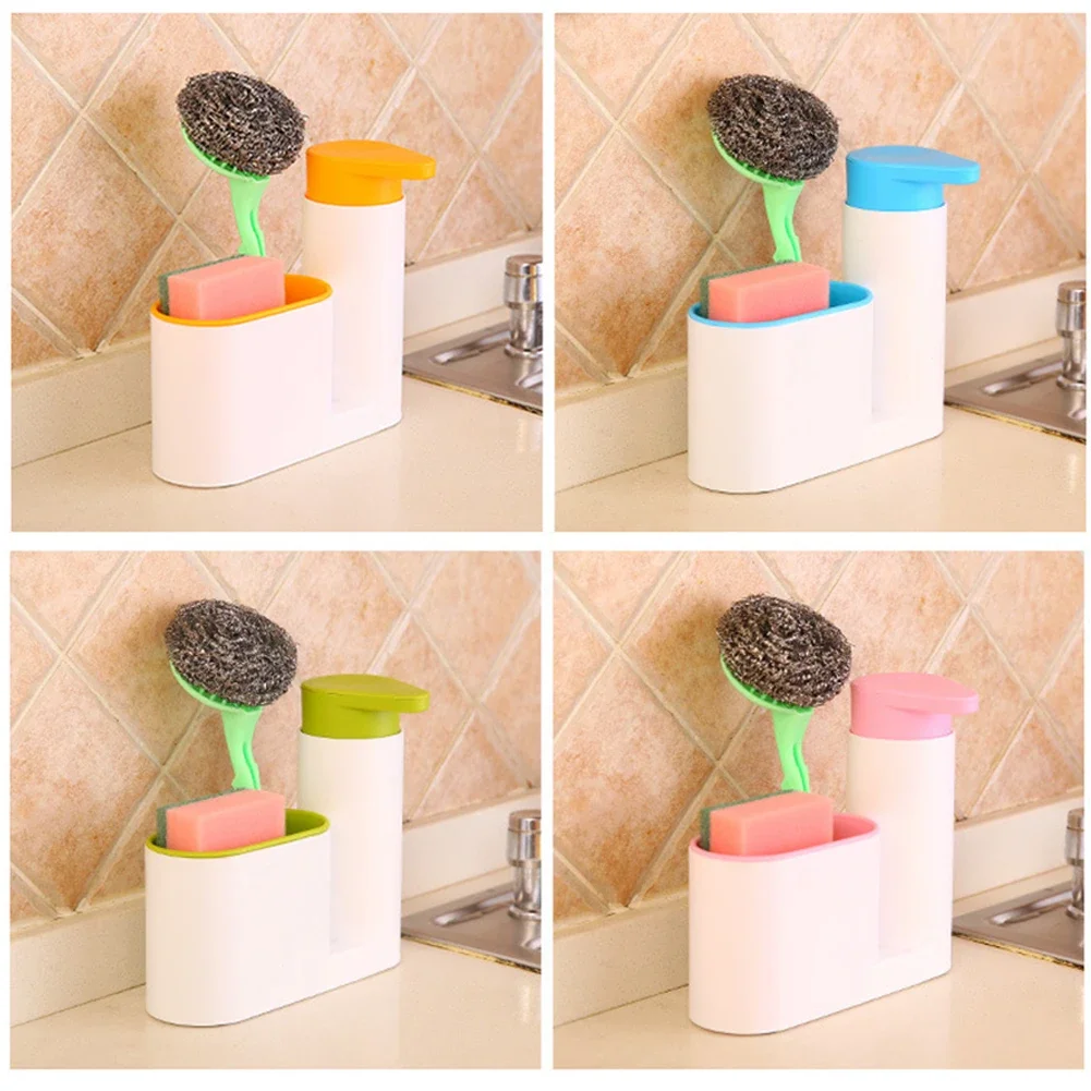 Newest Portable Home Bathroom Plastic Shampoo Soap Dispenser Practical Liquid Soap Shampoo Shower Gel Container Holder