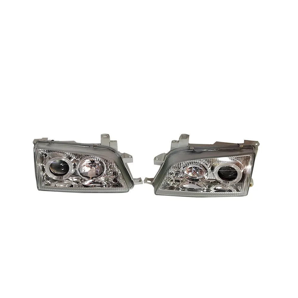 A Pair Car Modified Lens Headlight LED Angel Eye Aperture For Toyota CORONA CALDINA ST190 CT190 CT196V CT198  1992 to 1995