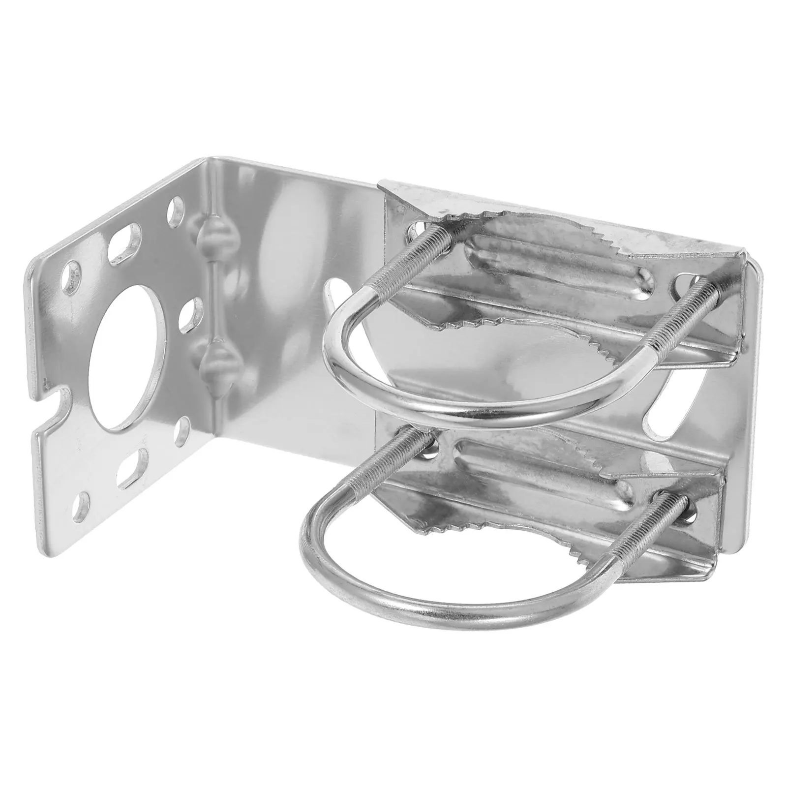 

Antenna Mount Pole Bracket Aluminum Alloy Outdoor Wall Mount -Shaped Clamp for Reliable Reception Pole for Antenna