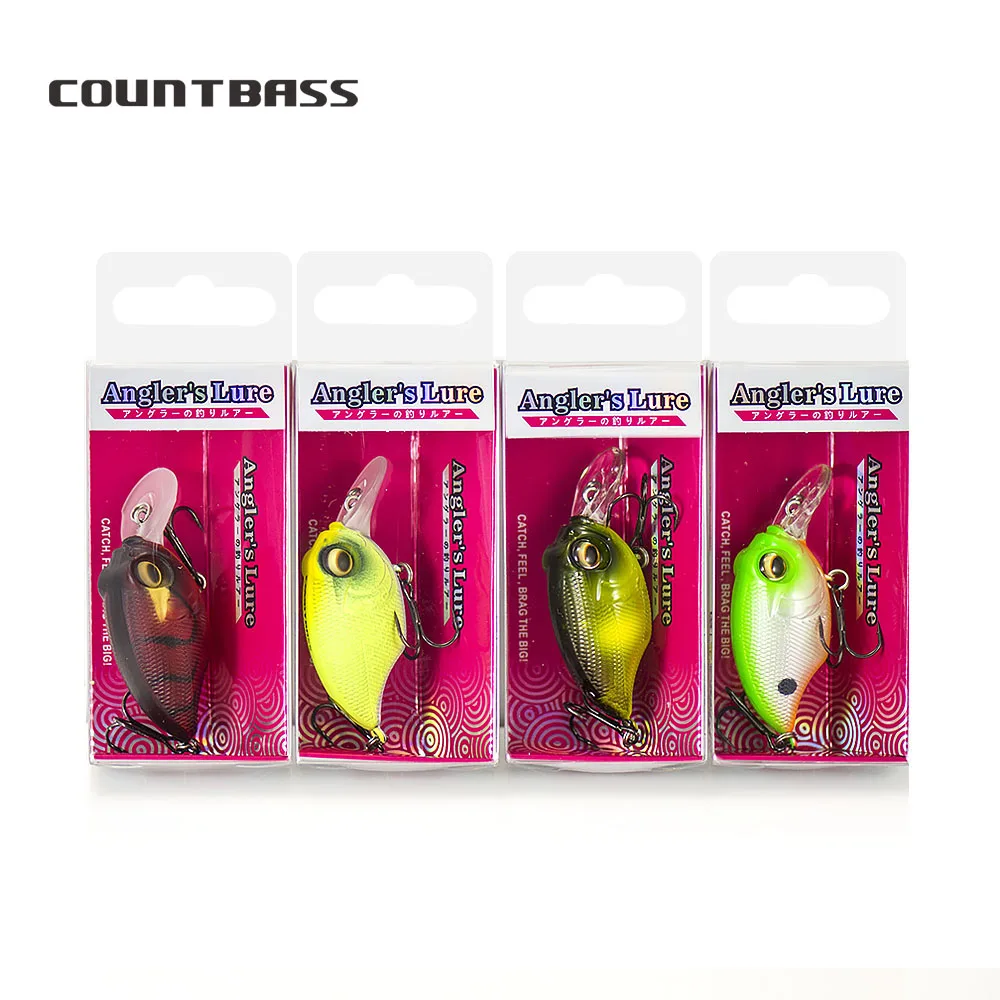 Countbass Wobbler 38 mm 1-1/2 Zoll 43 mm 1-3/4 Zoll 48 mm 1-7/8 Zoll Angelköder Stecker Wobble Fishing Kunststoffköder Wobbler – Detail 37