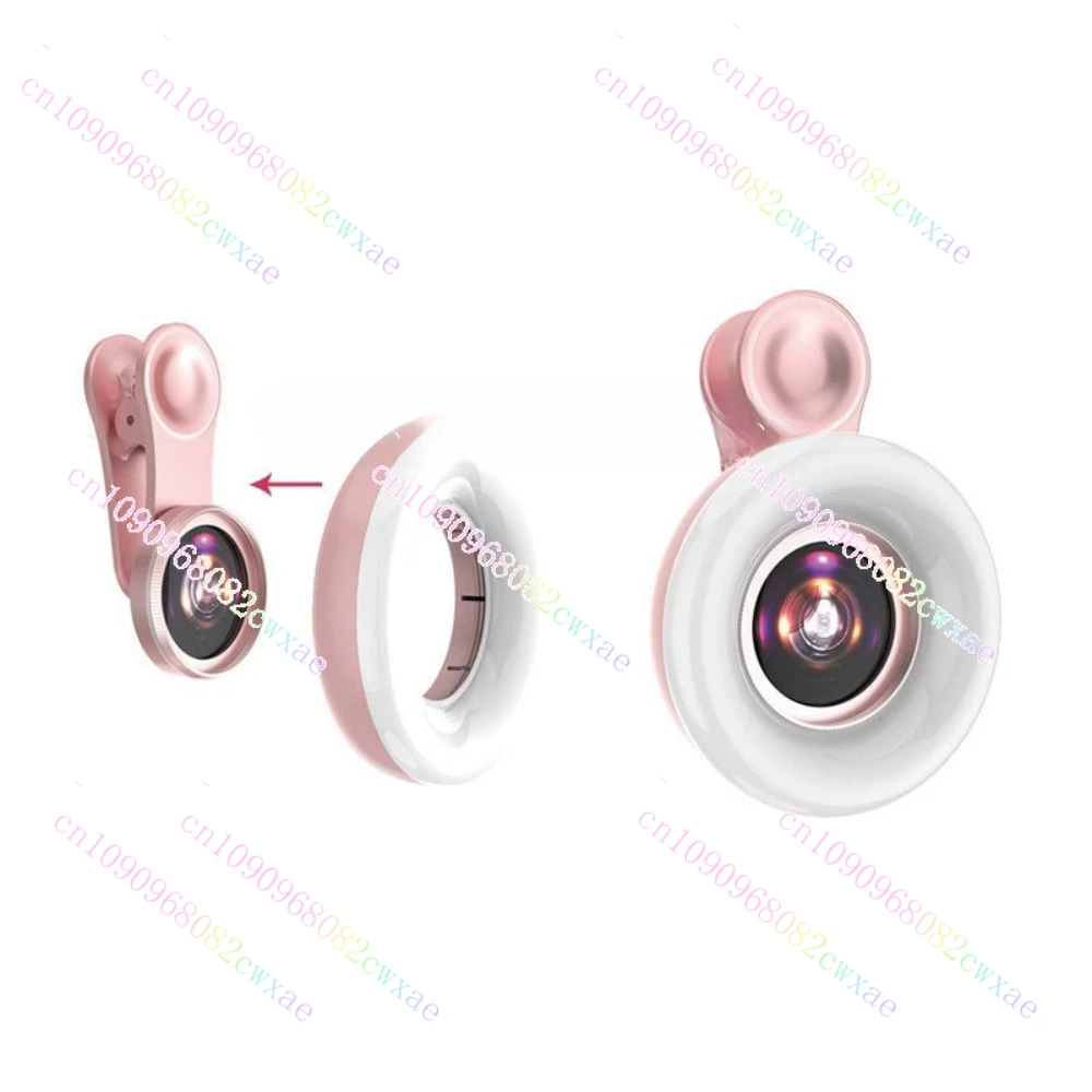 Mobile Phone Lens 15x Macro Lens Beauty Shooting Eyelash Nail Cosmetic Contact Lenses Beauty Photo Fill Light Lq190