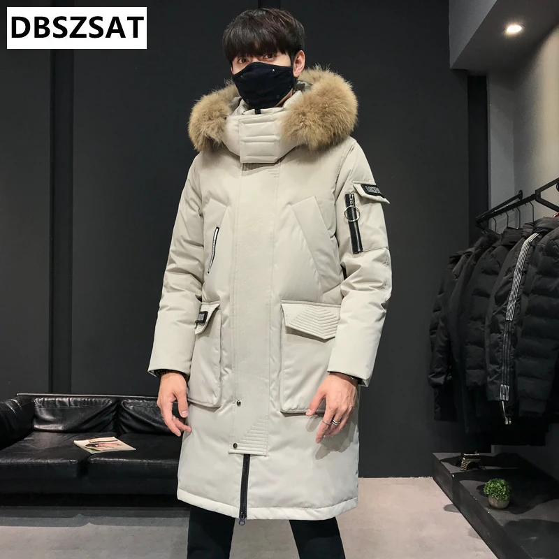 2026  Long Down Jackets Winter Coats Chaquetas Hooded Casual Winter Parkas High Quality Male Green Warm Parkas Coats Size 4XL