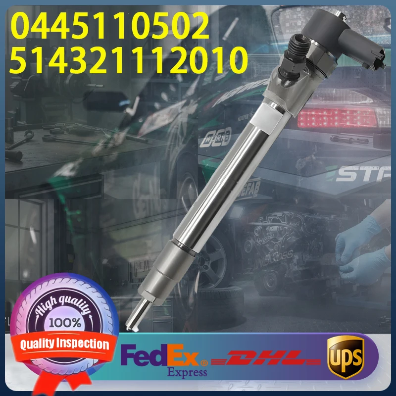 

0445110502 514321112010 Common Rail Fuel Injector For UAZ Hunter Patriot 2.0 Diesel Engine
