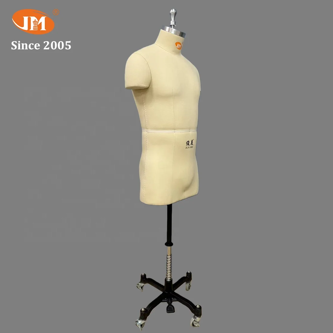 2016Custom Men's Upper-Body Half Body Fiberglass Dress Form Standing Pose Professional Tailoring Adjustable Accurate Garment